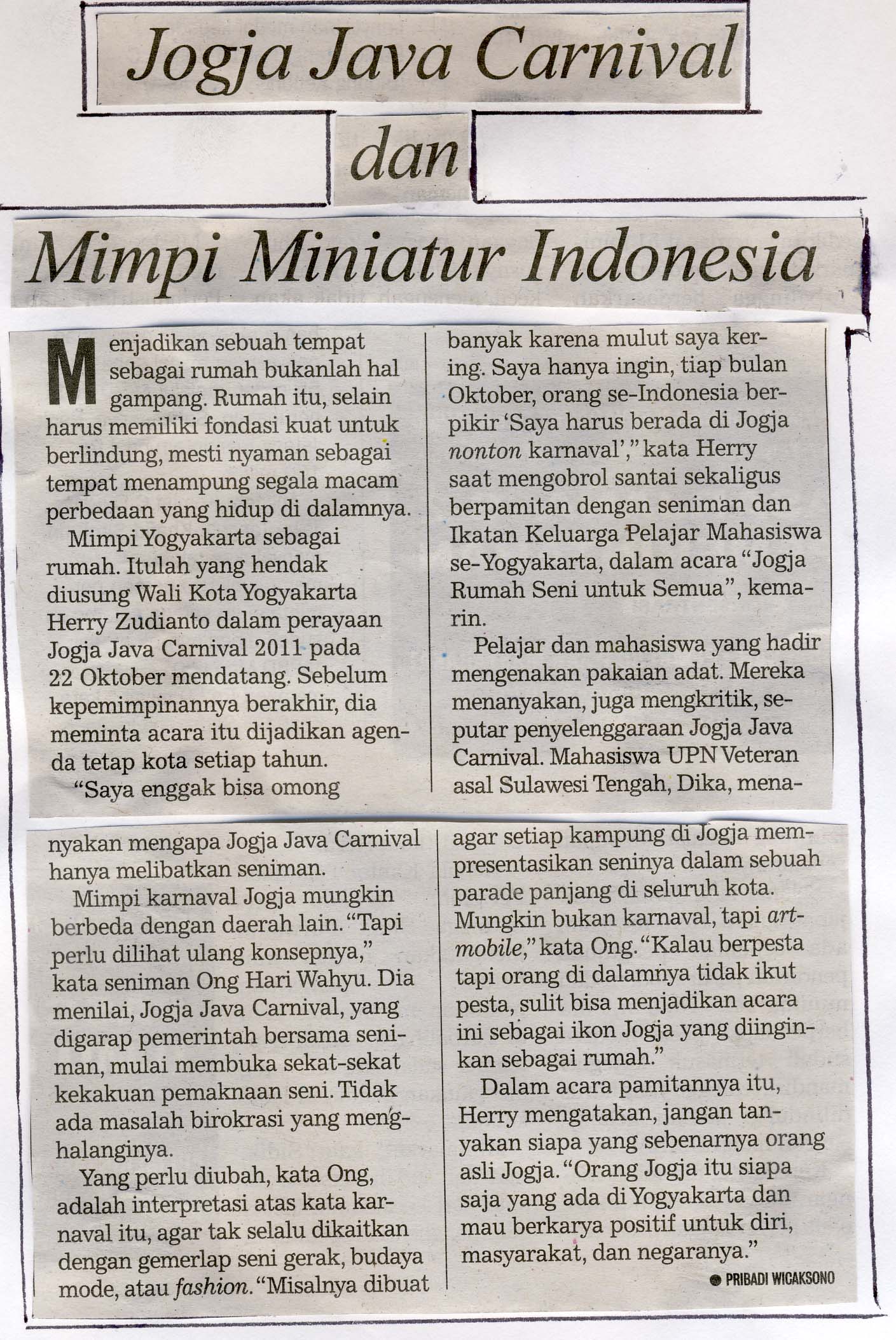 Kliping jogja terbaru